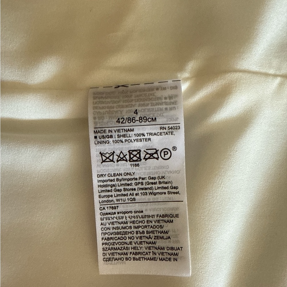Banana Republic White White Wrap Short Skirt NWT - Picture 5 of 5